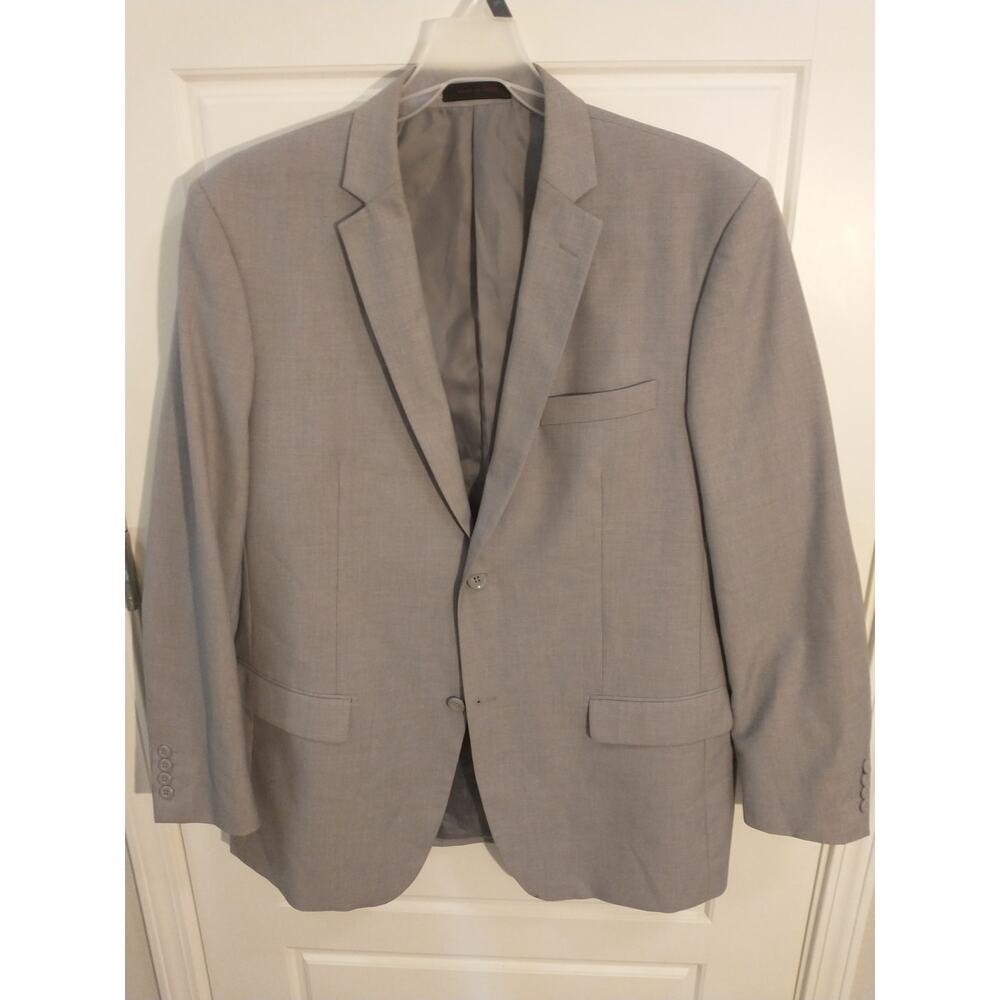 Vitali Sports Coat Blazer. Men's Size 44L. Gray.